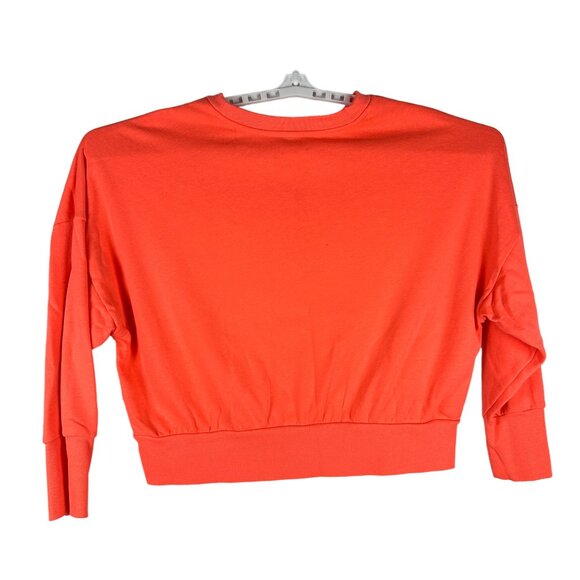 Old Navy Womens Size XXL Sweatshirt "Here And Now" Coral Cotton & Polyester - Picture 3 of 7